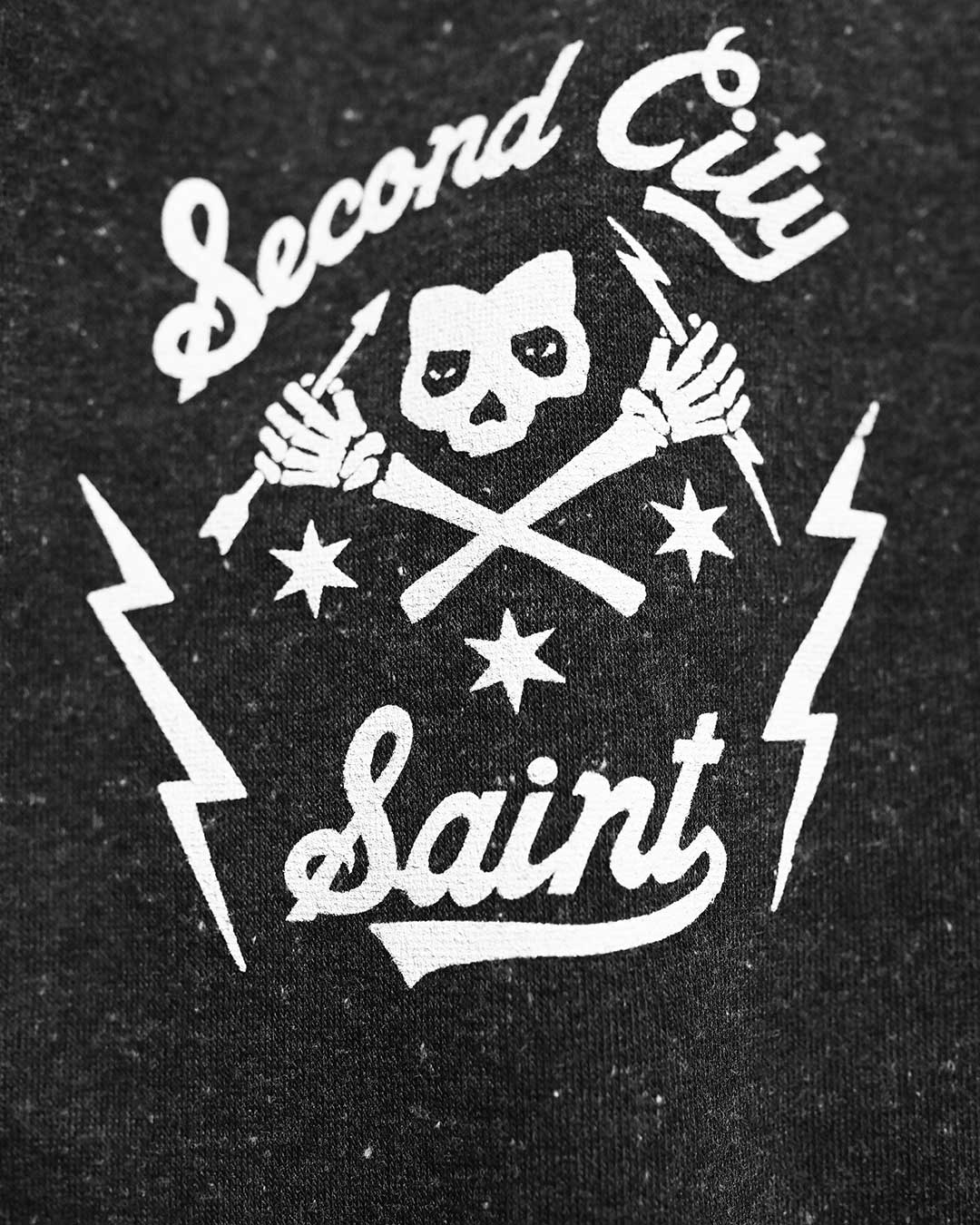 CM Punk 'Second City Saint' Black PO Hoody - Roots of Fight Canada