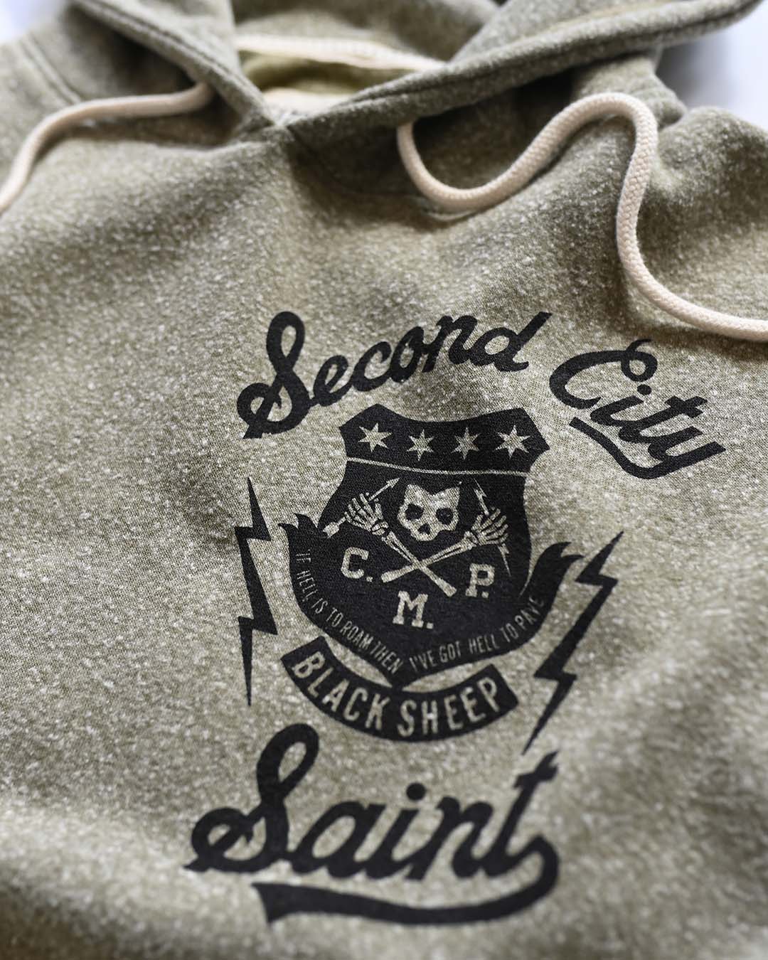 CM Punk Second City Saint Olive PO Hoody - Roots of Fight Canada