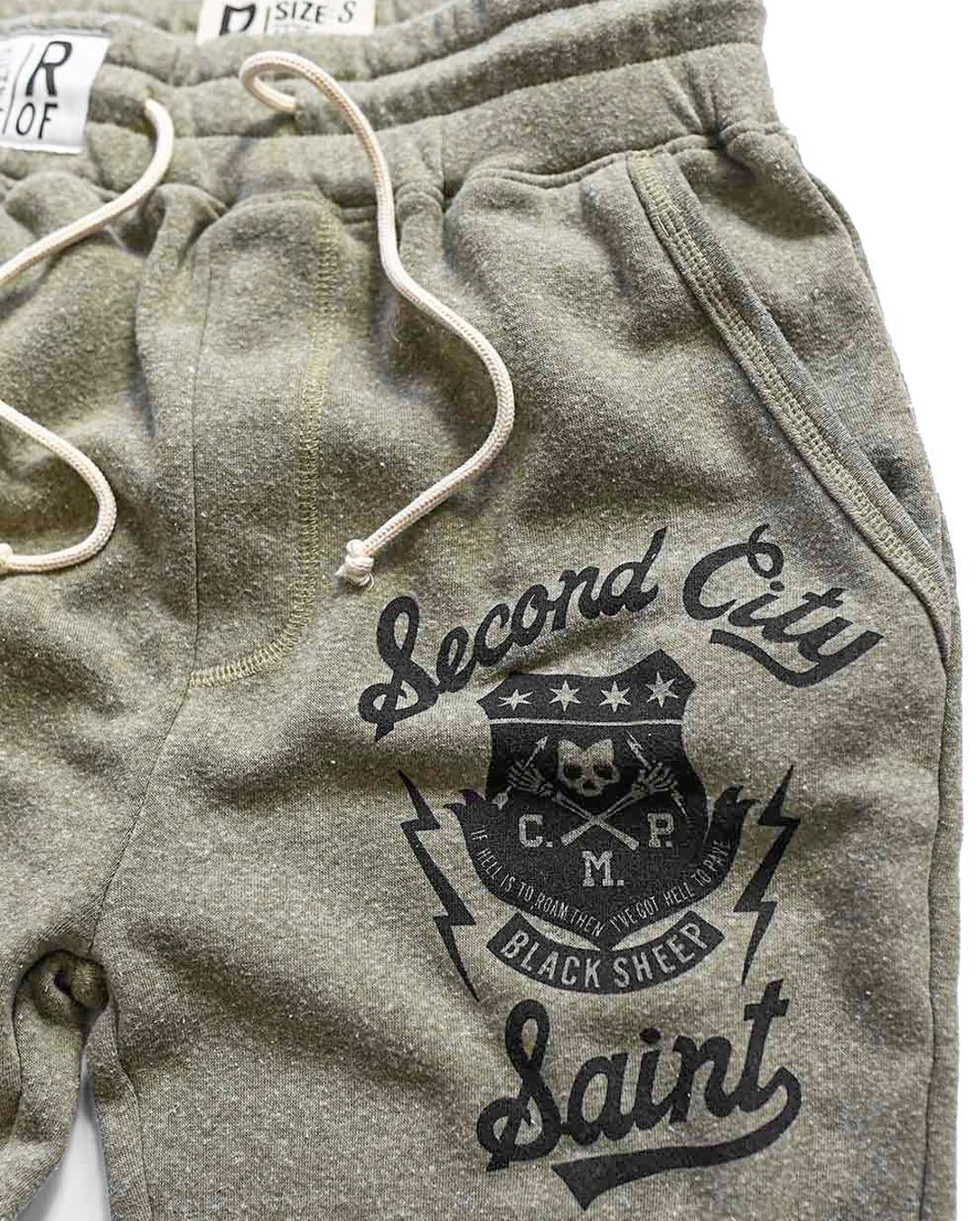 CM Punk Second City Saint Olive Sweatpants - Roots of Fight Canada