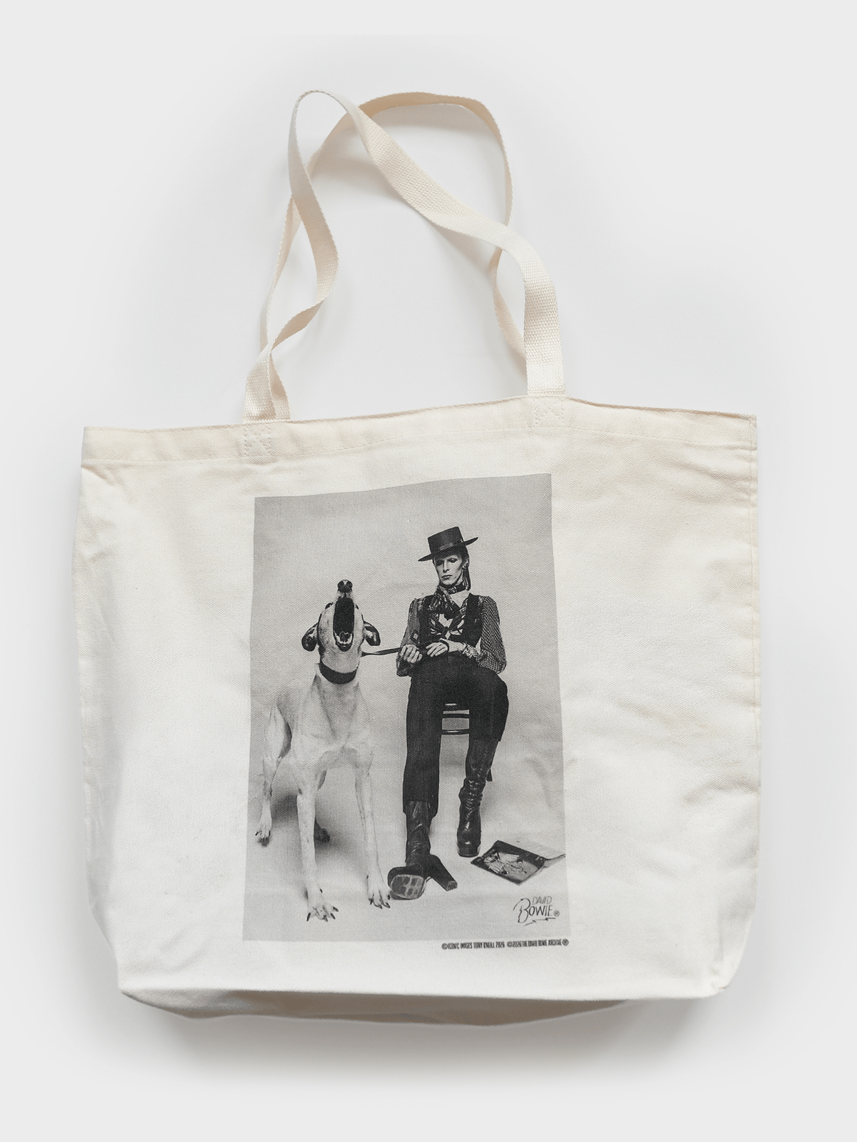David Bowie Diamond Dogs Photo Ivory Tote Bag - Roots of Fight Canada