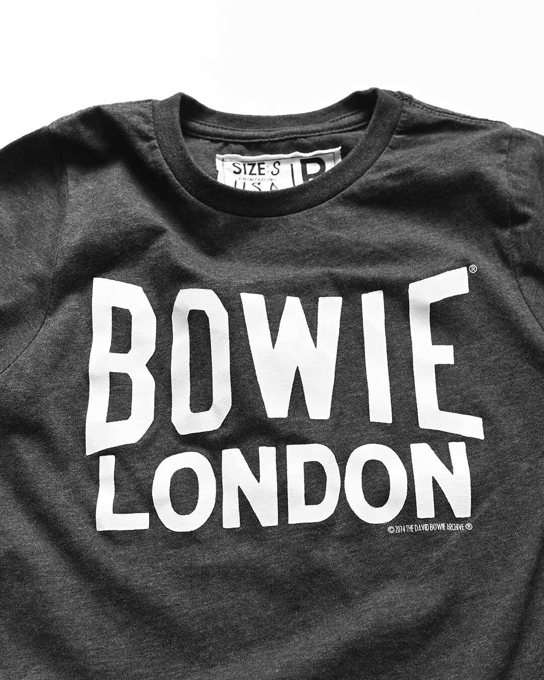 David Bowie London Black Kid's Tee - Roots of Fight Canada