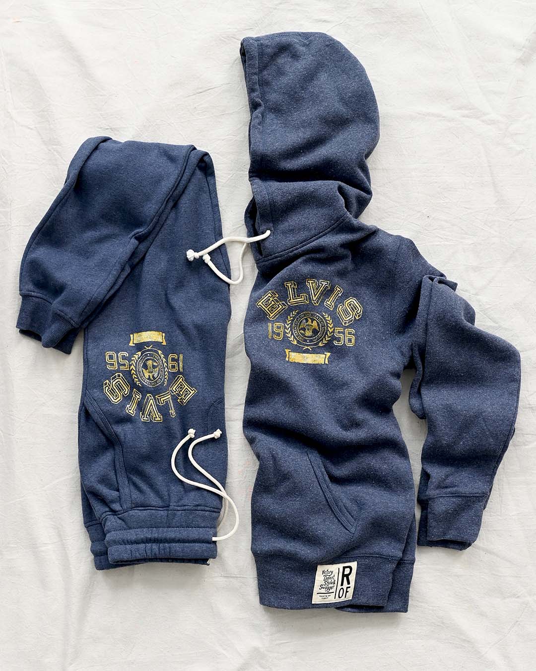 Elvis &#39;56 Classic Navy Sweatpants - Roots of Fight Canada