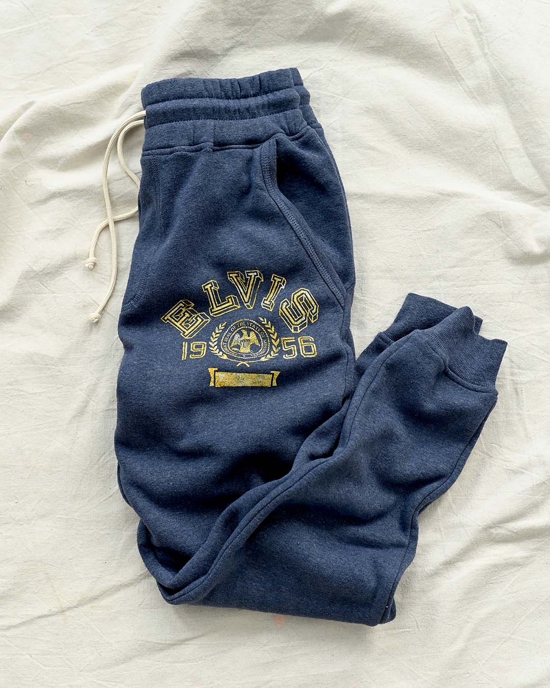 Elvis &#39;56 Classic Navy Sweatpants - Roots of Fight Canada