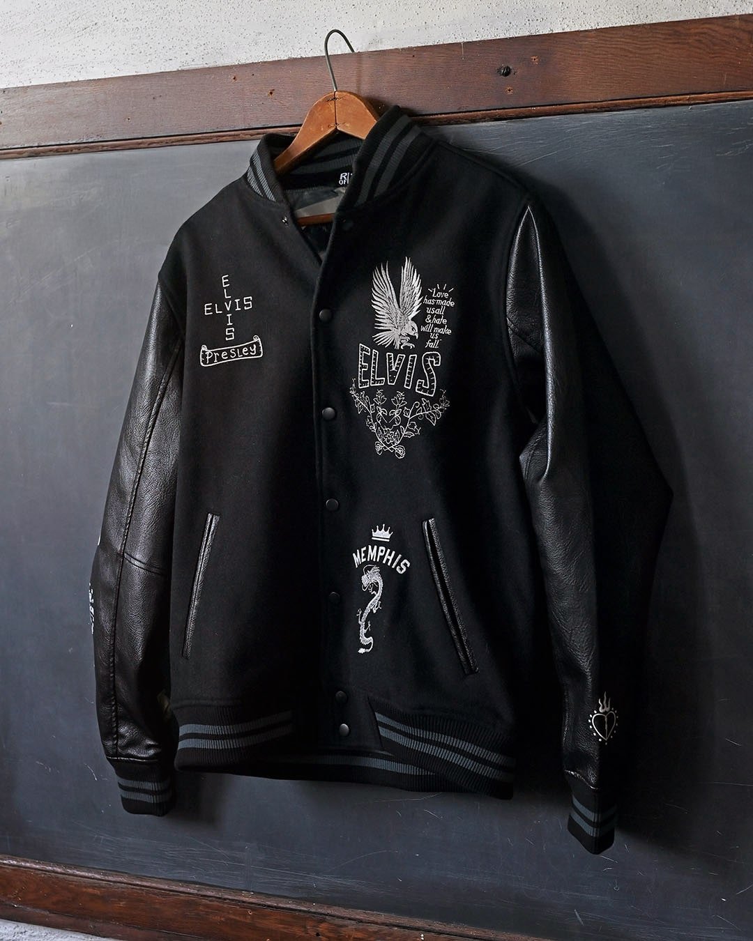 Elvis Presley Memphis Melton Jacket - Roots of Fight Canada