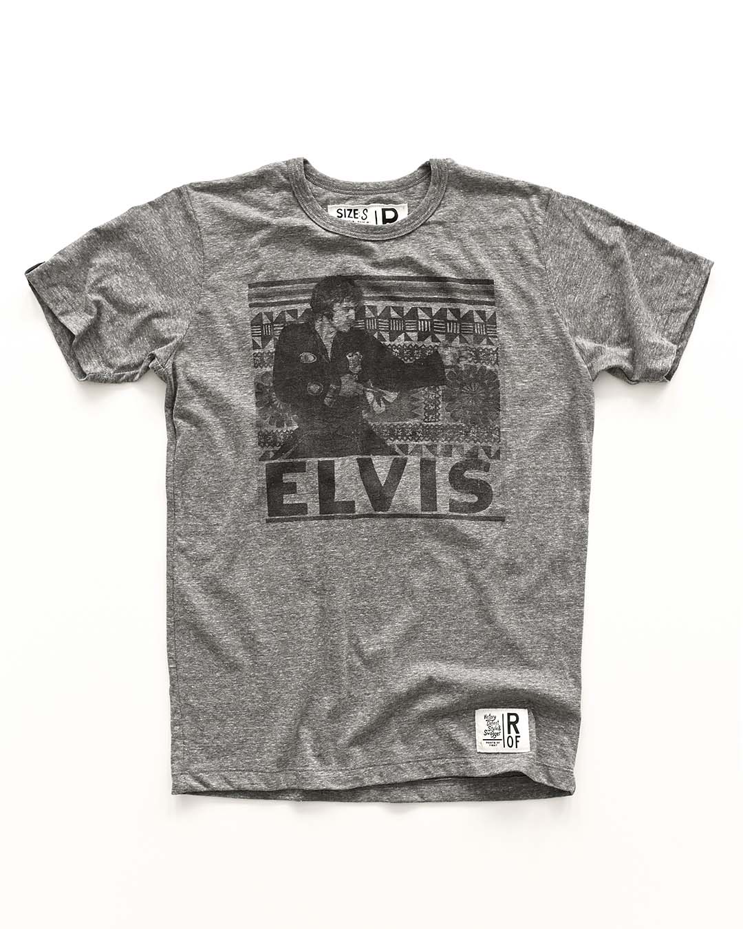 Elvis Stance Photo Grey Triblend Tee - Roots of Fight Canada