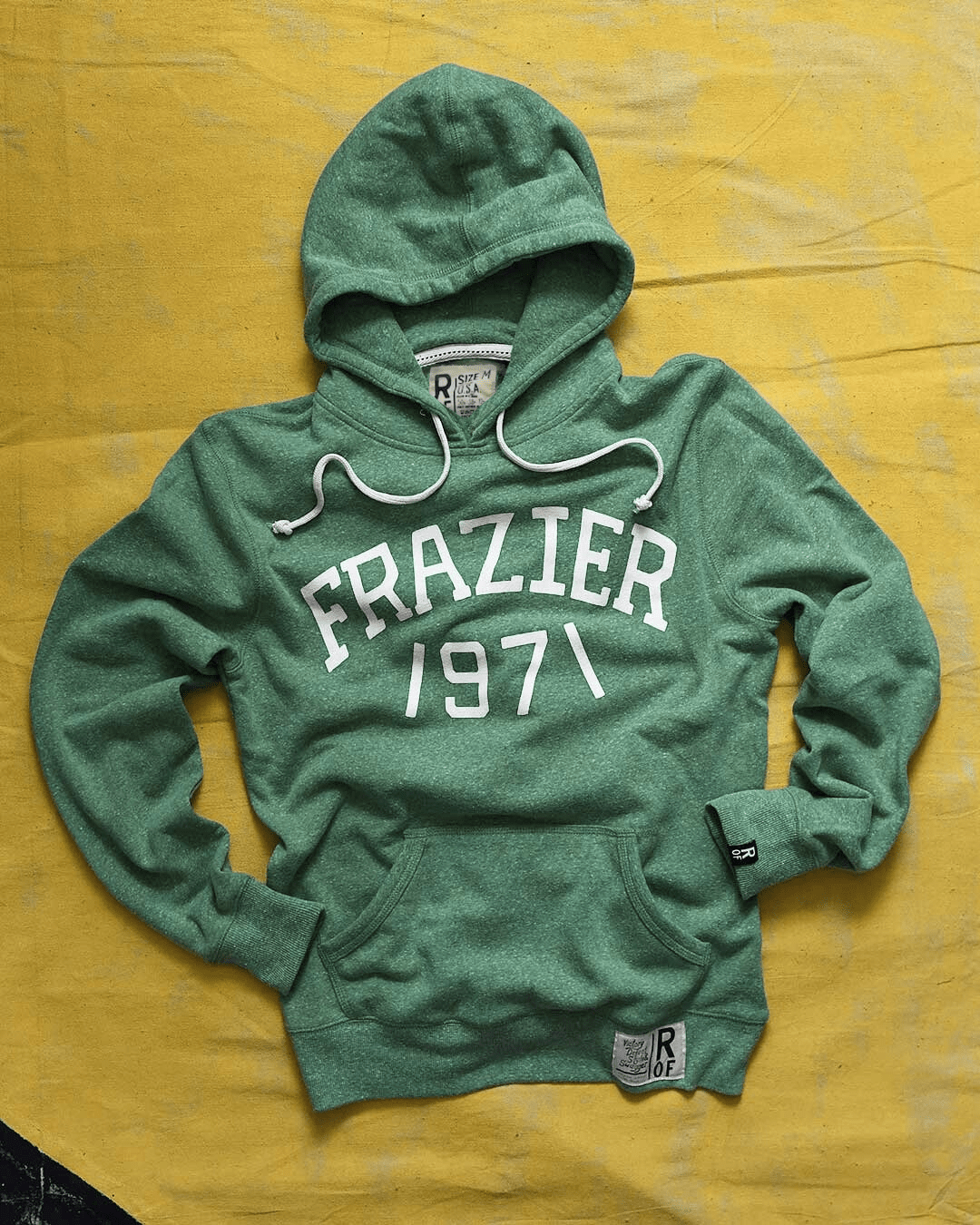 FOTC - Frazier 1971 MSG Green Hoody - Roots of Fight Canada