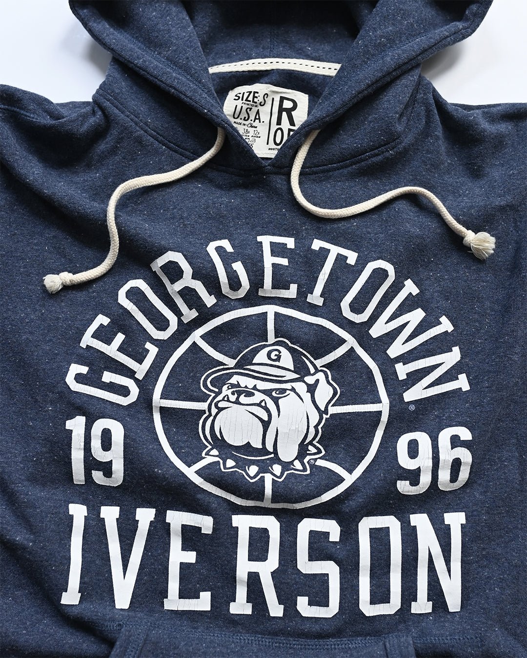 GU - Allen Iverson Basketball '96 Navy PO Hoody - Roots of Fight Canada