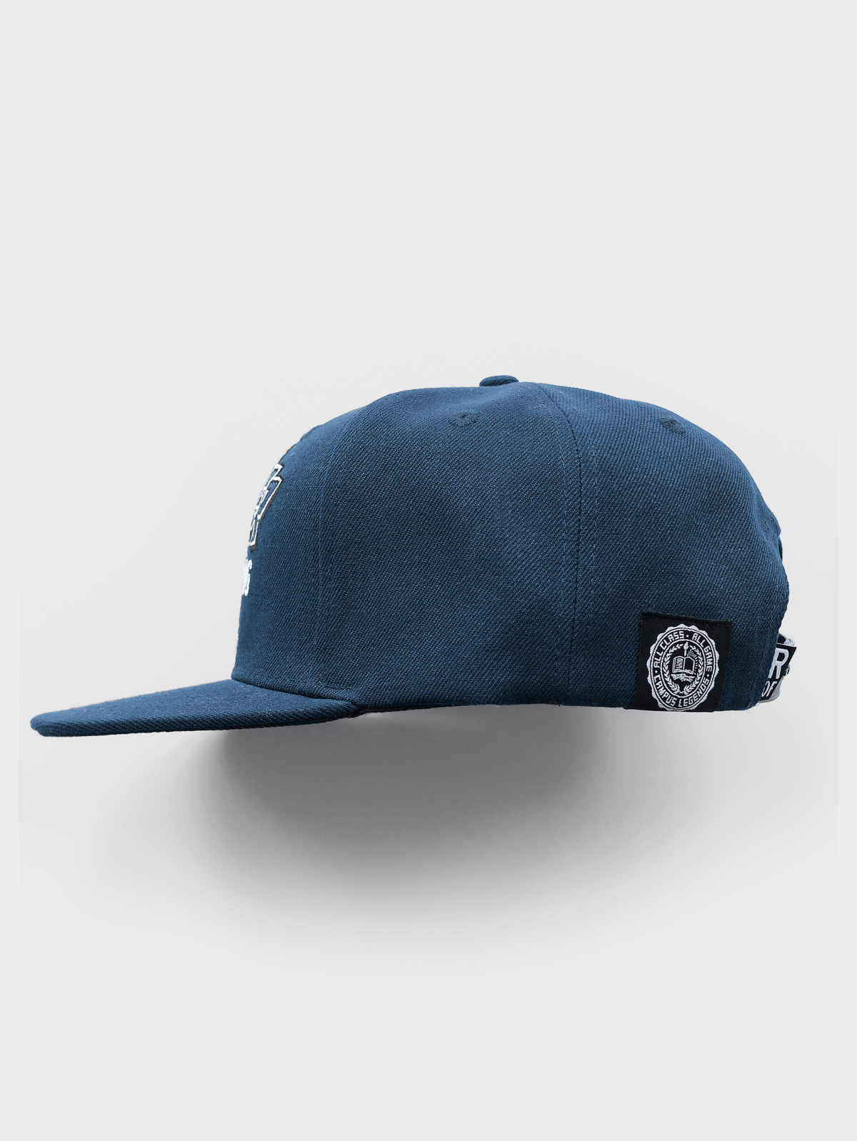 GU - Allen Iverson Hoyas ‘96 Navy Snapback Hat - Roots of Fight Canada