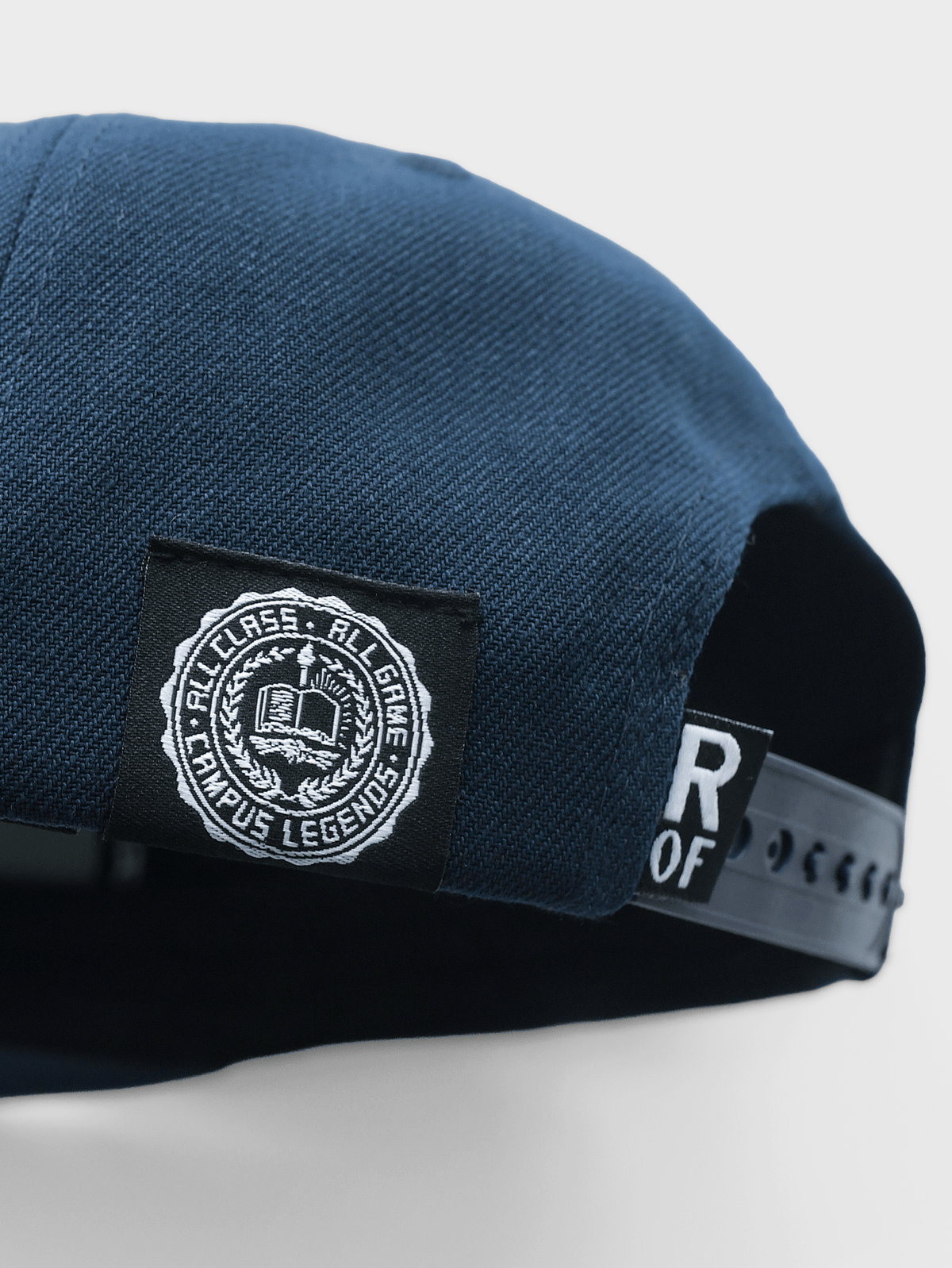 GU - Allen Iverson Hoyas ‘96 Navy Snapback Hat - Roots of Fight Canada