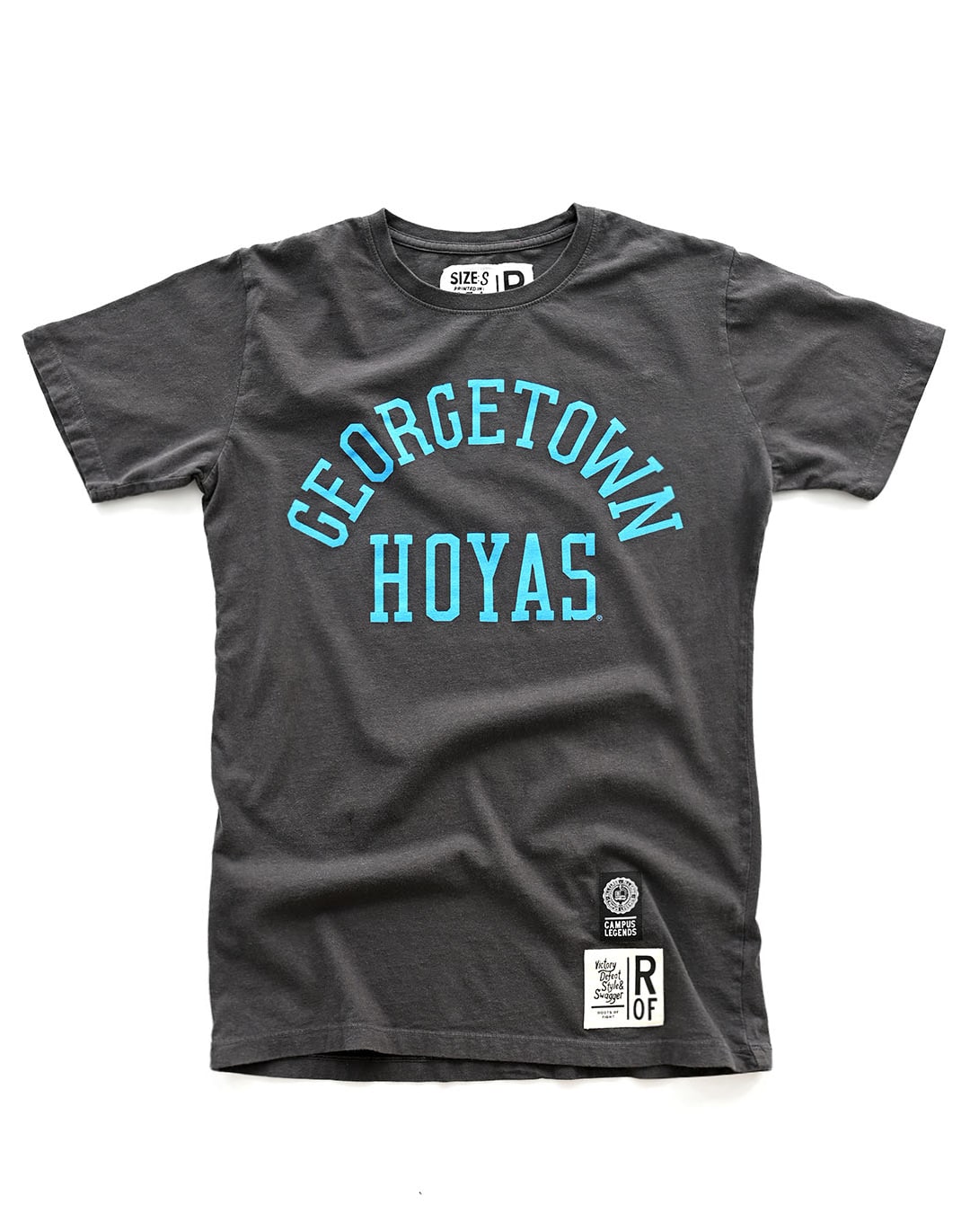 GU - Georgetown Hoyas Classic Black Tee - Roots of Fight Canada