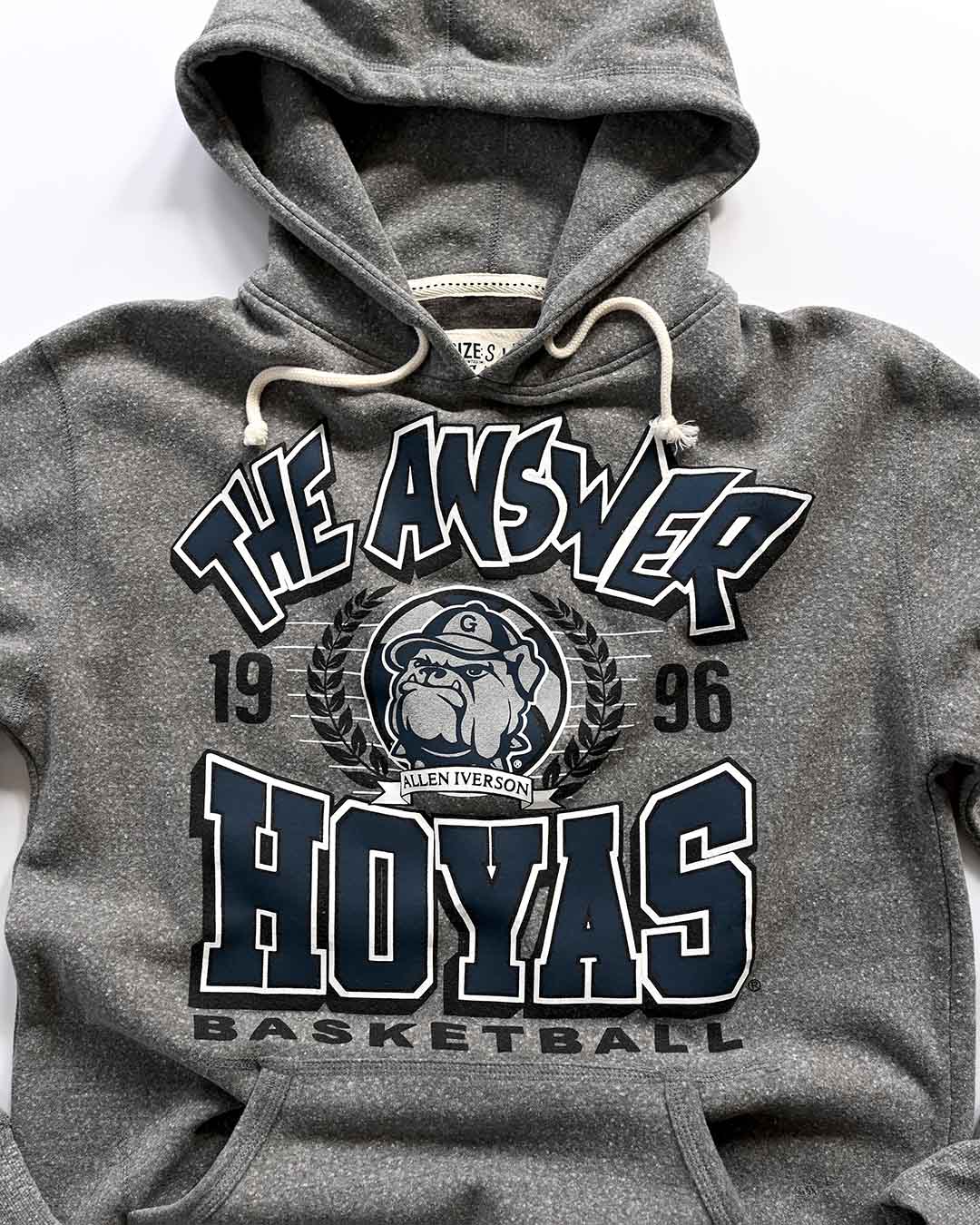 GU - Iverson Hoyas Grey PO Hoody - Roots of Fight Canada