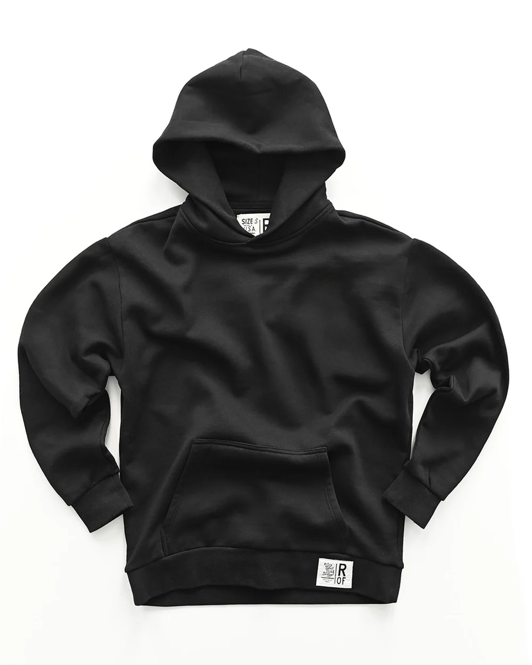 Heavyweight Black PO Hoody - Roots of Fight Canada