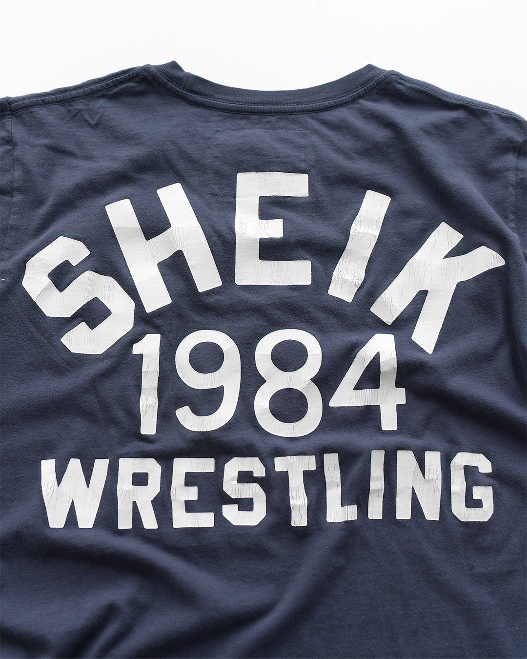 Iron Sheik 1984 Wrestling Navy Tee - Roots of Fight Canada
