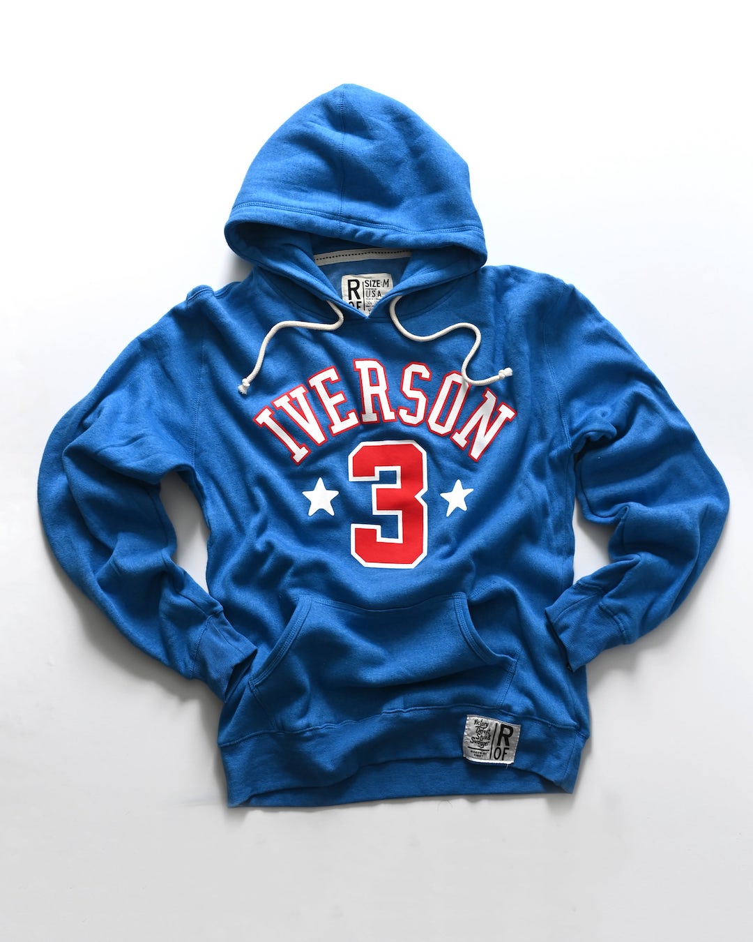 Iverson #3 Blue Pullover Hoody - Roots of Fight Canada