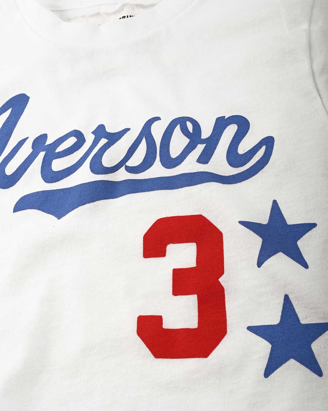 Iverson 3 White Kid's Tee - Roots of Fight Canada