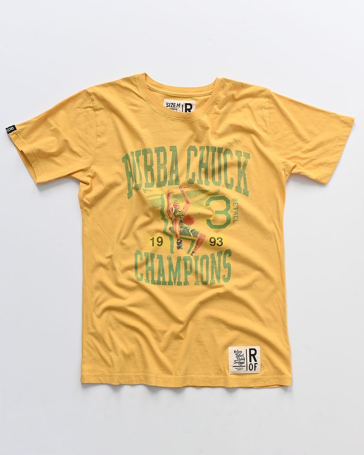 Iverson Bubba Chuck '93 Gold Tee - Roots of Fight Canada