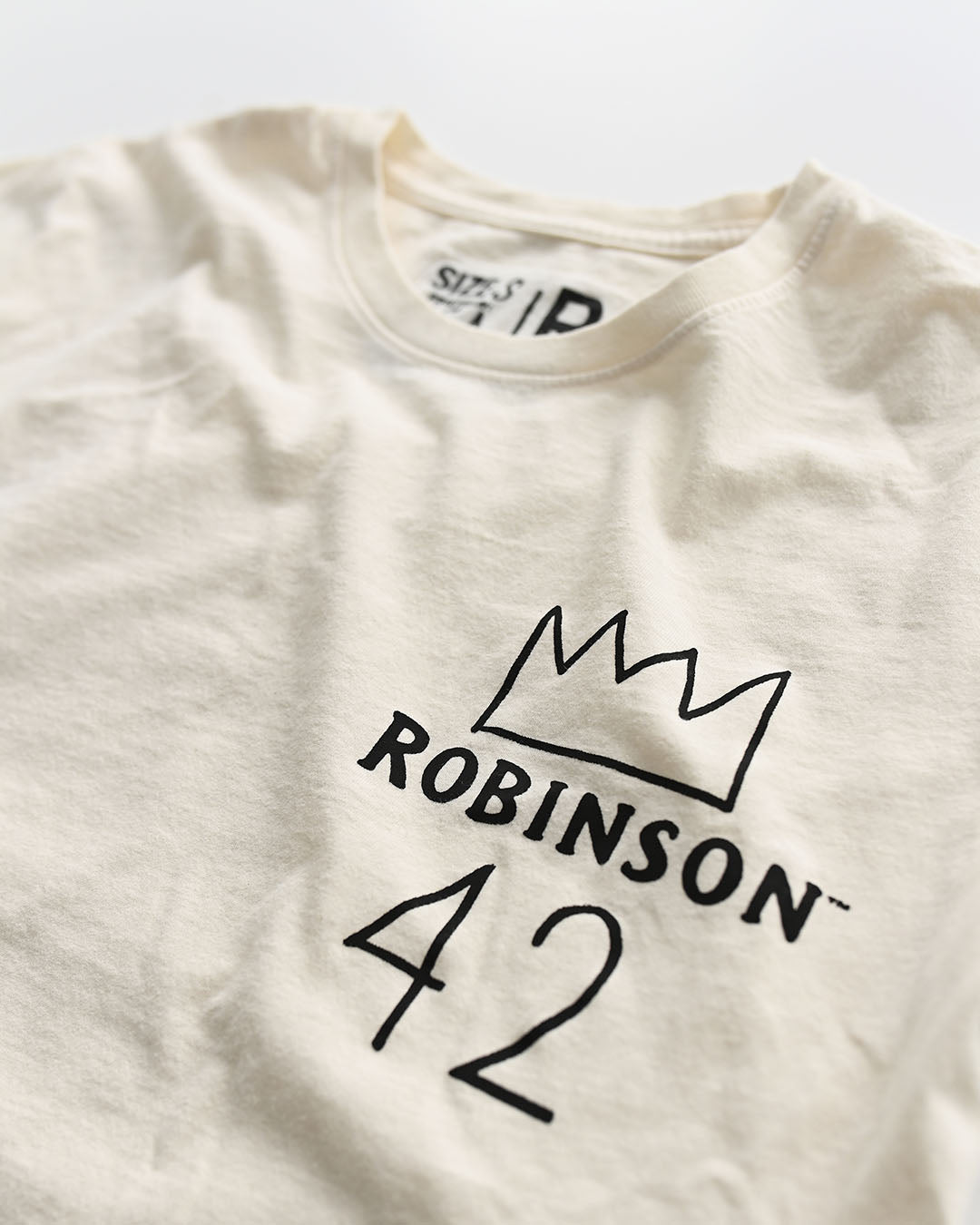 Jackie Robinson #42 Crown White Tee - Roots of Fight Canada
