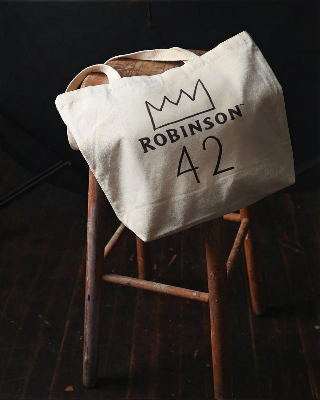 Jackie Robinson 42 Ivory Tote Bag - Roots of Fight Canada