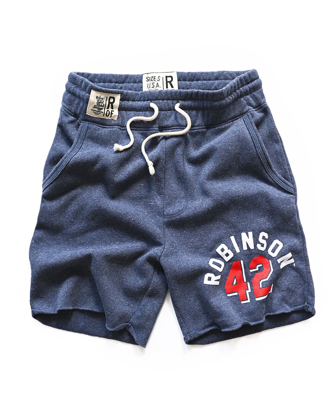 Jackie Robinson Vintage 42 Navy Shorts - Roots of Fight Canada