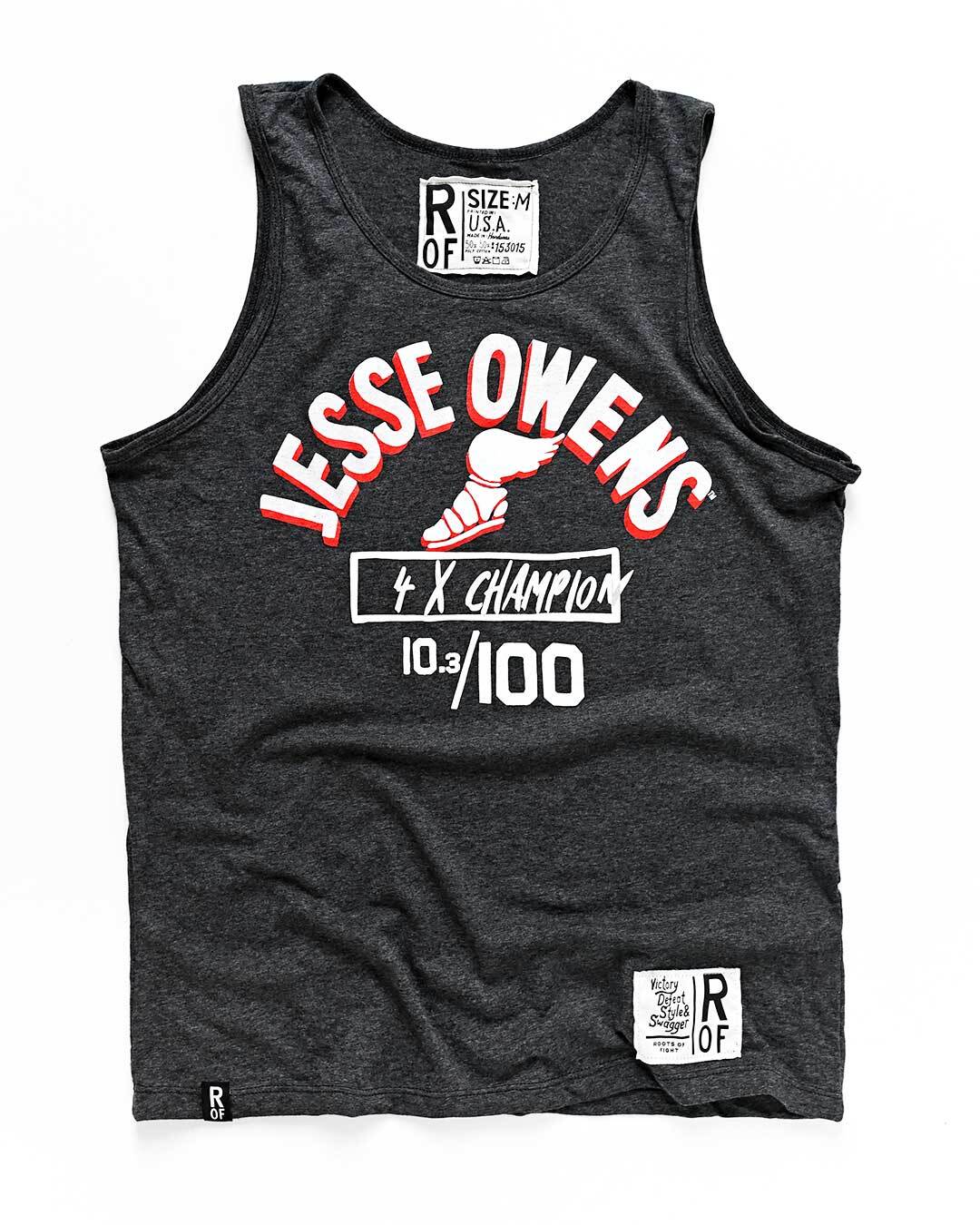 Jesse Owens Games 1936 Black Tank - Roots of Fight Canada