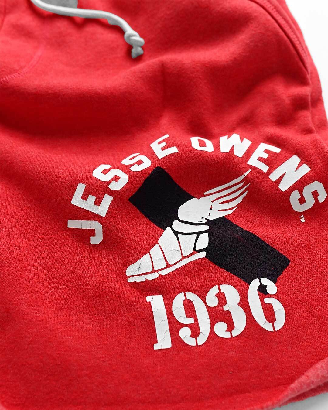 Jesse Owens Games 1936 Red Shorts - Roots of Fight Canada