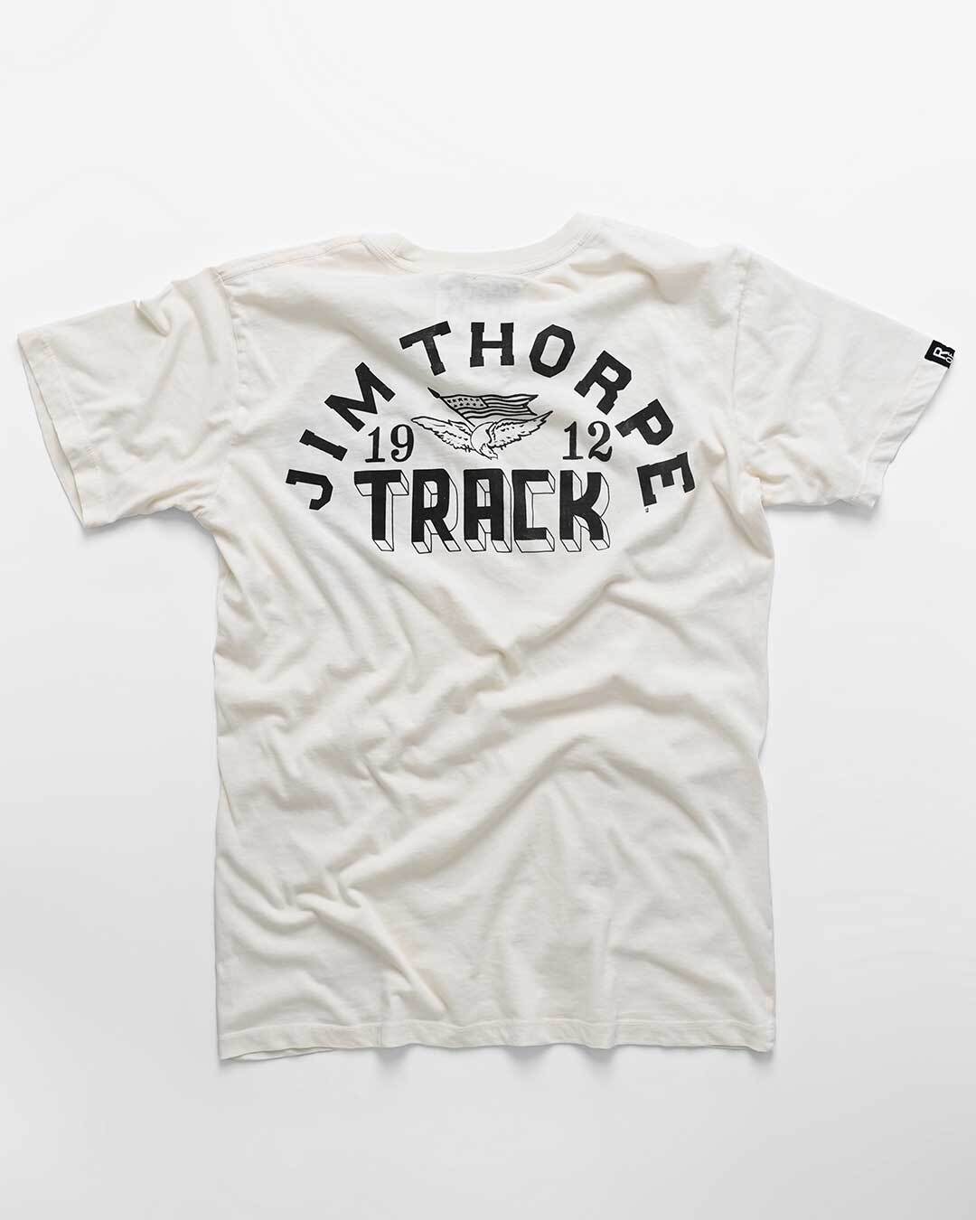 Jim Thorpe Games 1912 White Tee - Roots of Fight Canada