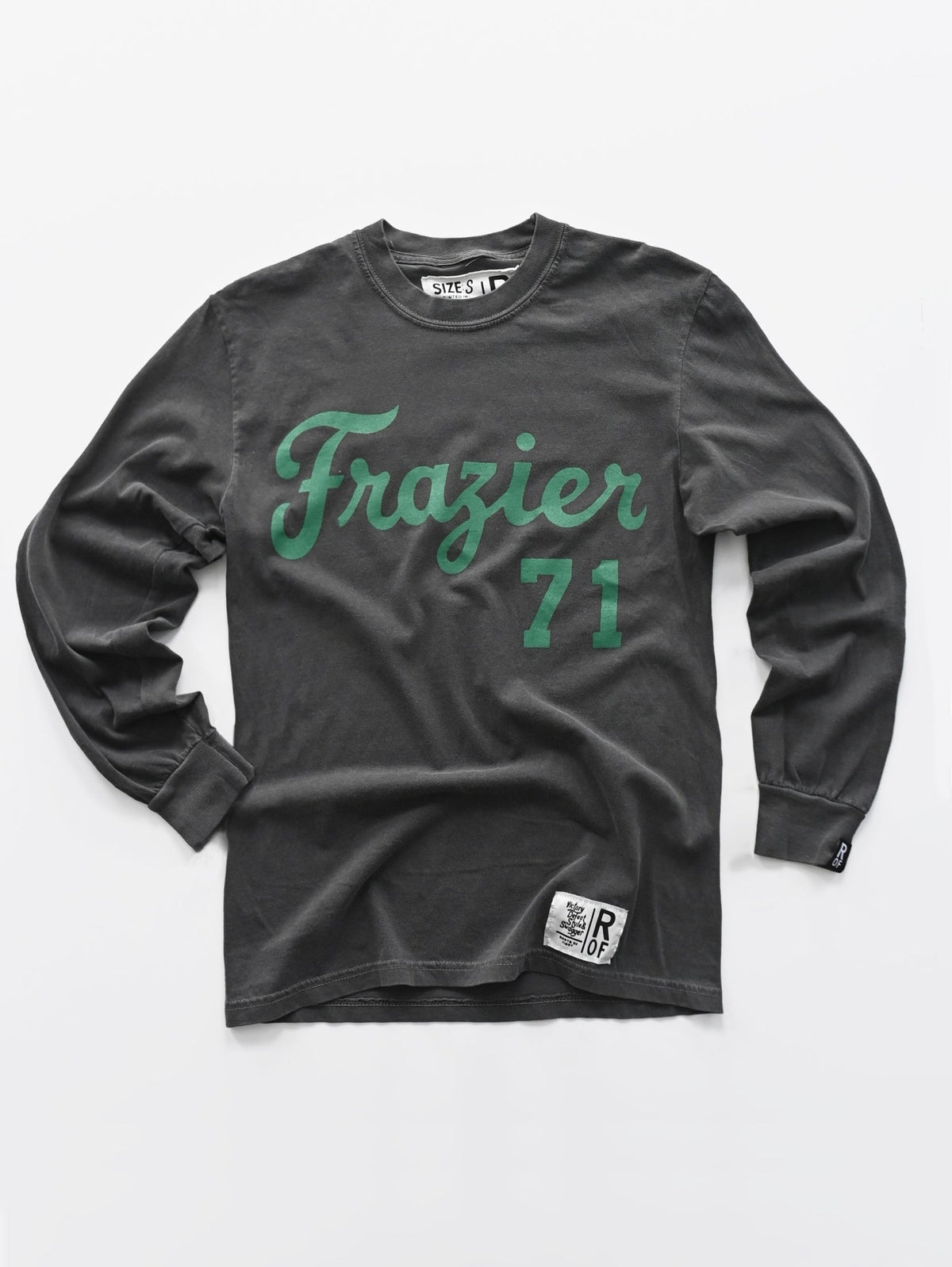 Joe Frazier FOTC '71 Charcoal Long Sleeve Tee - Roots of Fight Canada