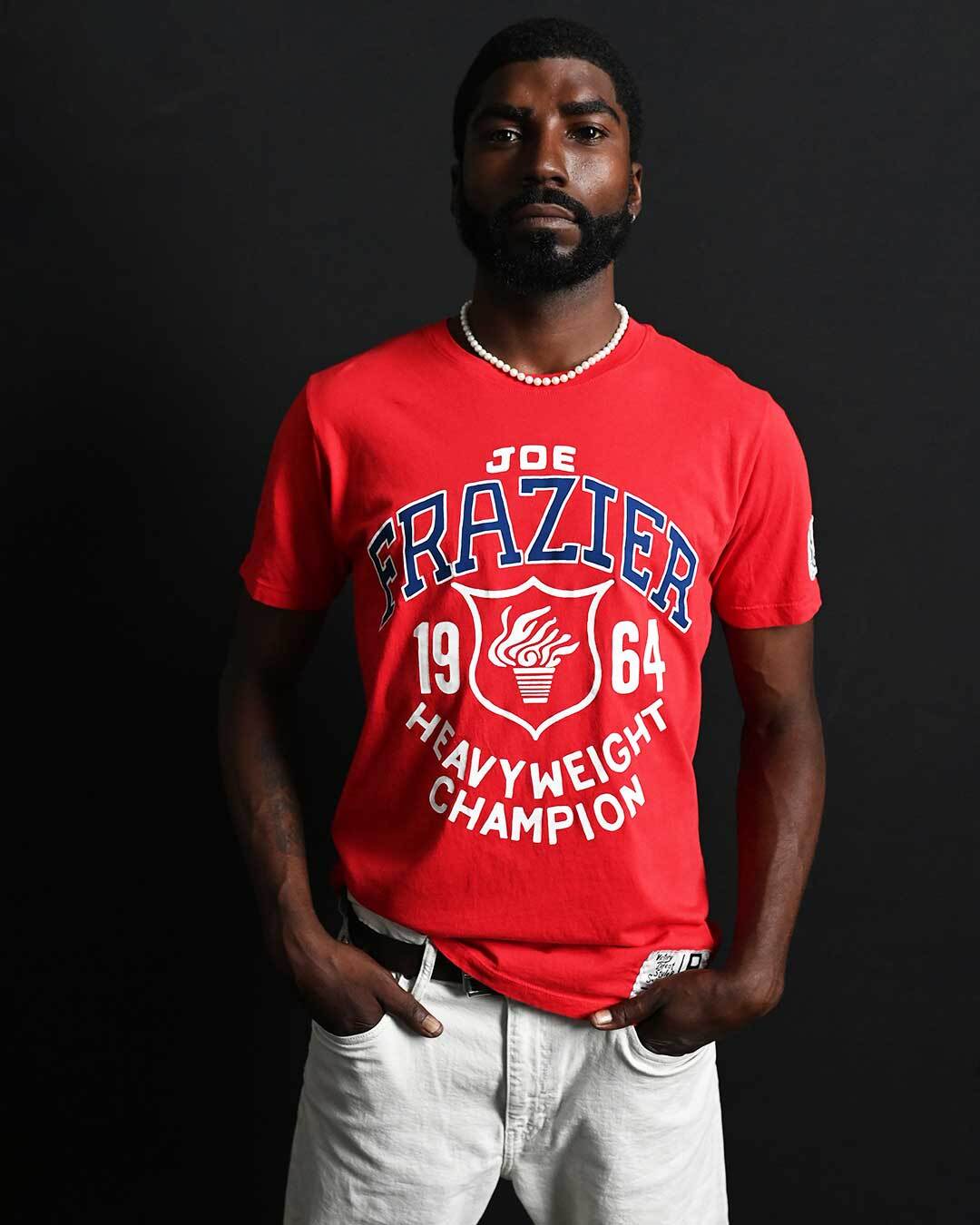 Joe Frazier Games 1964 Red Tee - Roots of Fight Canada