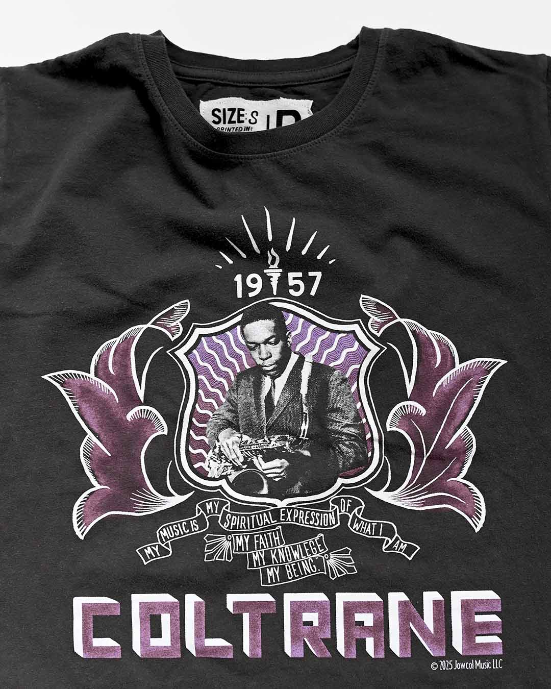 John Coltrane Graphic Black Tee - Roots of Fight Canada