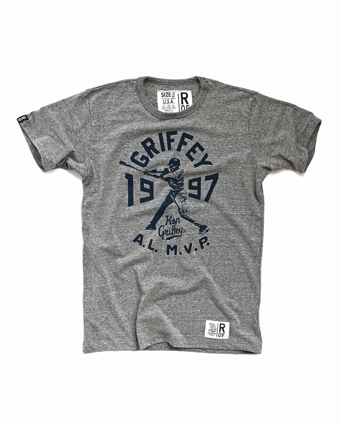 K. Griffey Jr. '97 AL MVP Grey Triblend Tee - Roots of Fight Canada
