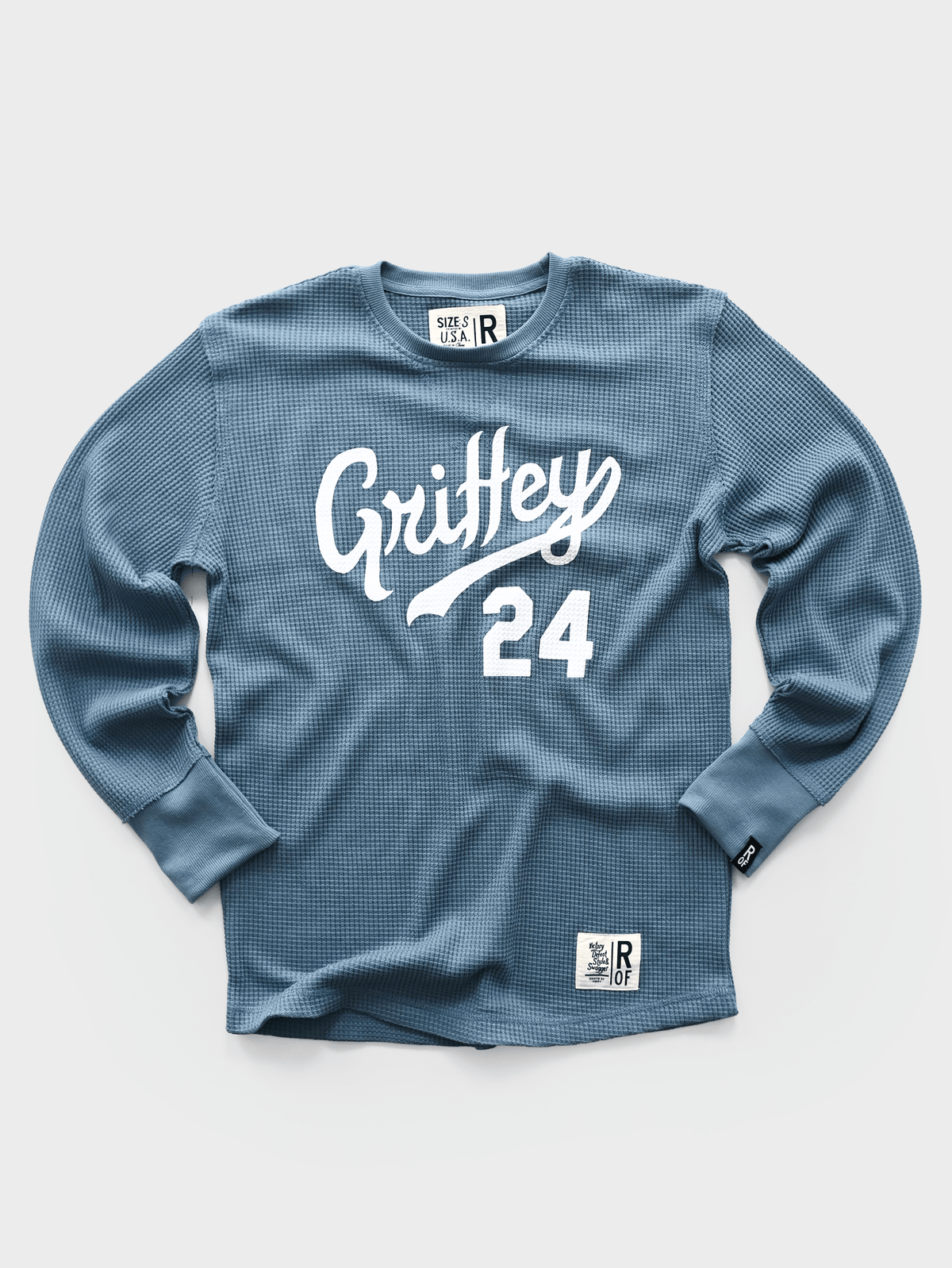 Ken Griffey Jr. Seattle 24 Slate Blue Thermal - Roots of Fight Canada