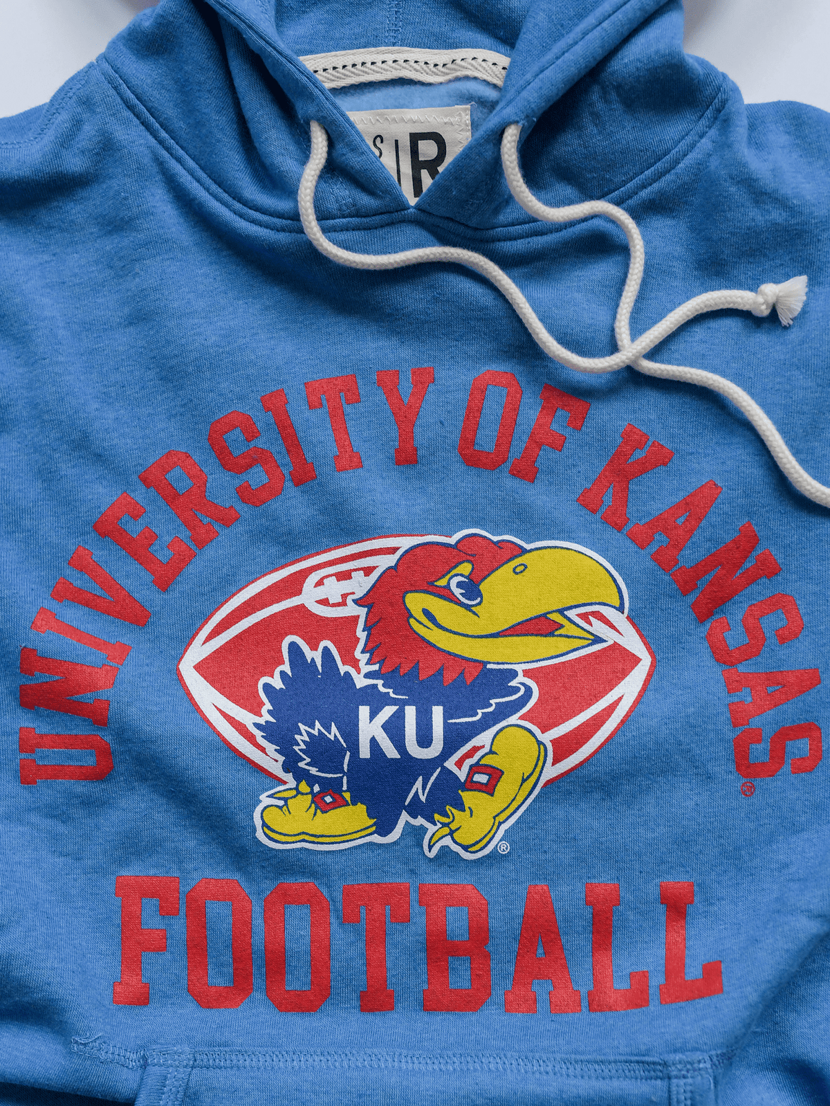 KU - Jayhawks Football Blue PO Hoody - Roots of Fight Canada
