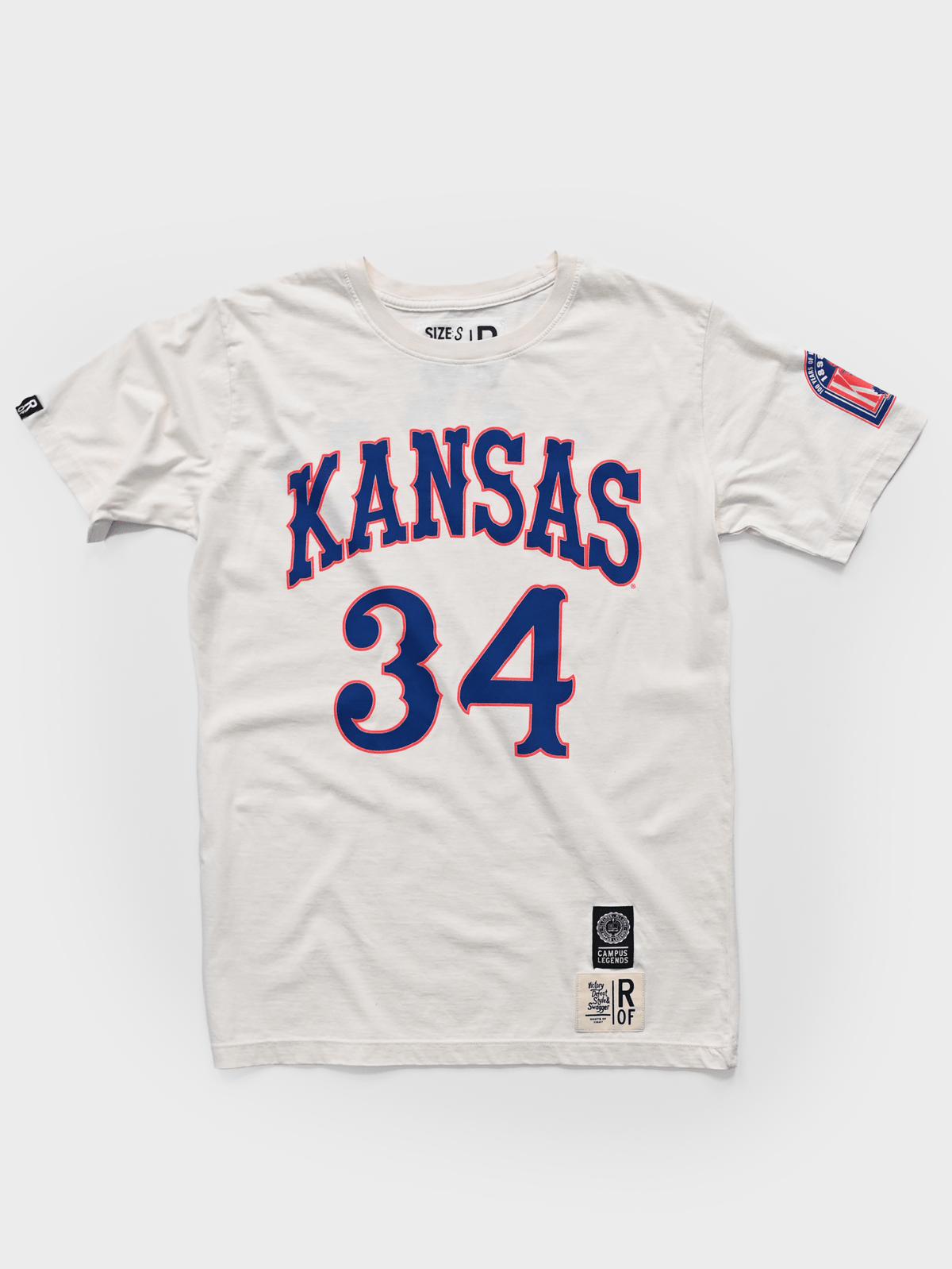 KU - Paul Pierce #34 White Tee - Roots of Fight Canada