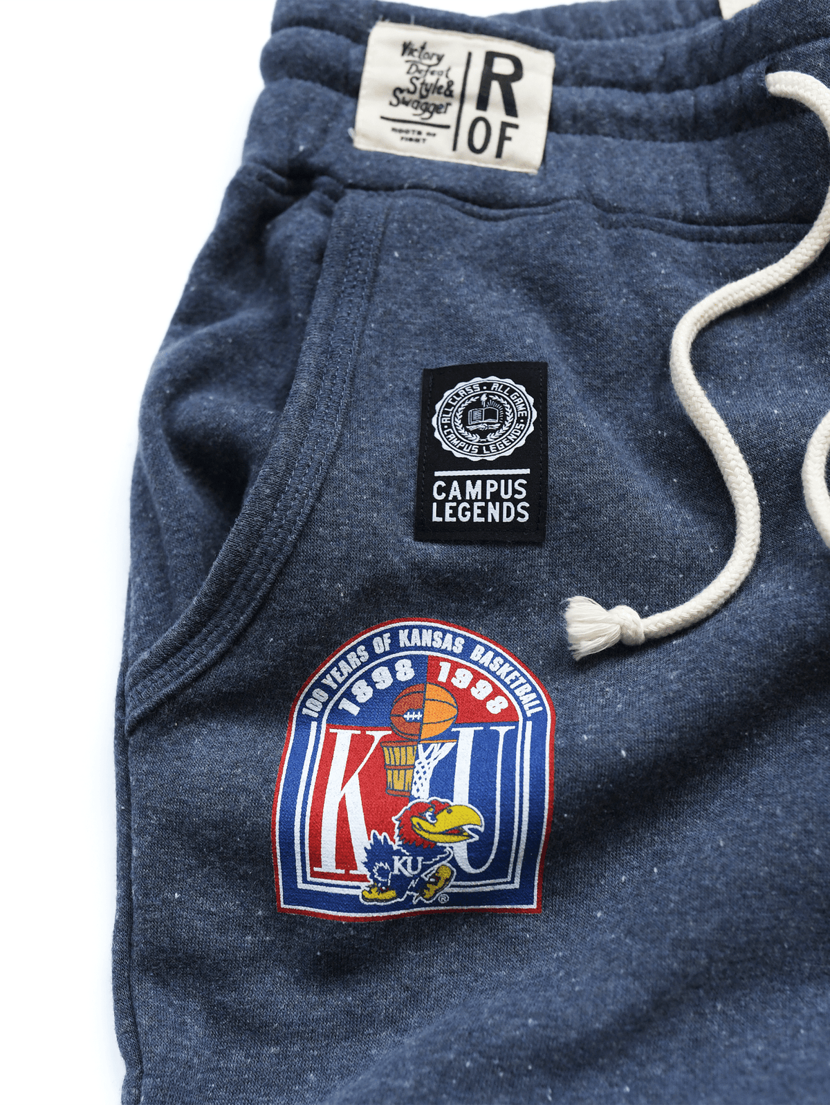 KU - Paul Pierce Basketball Navy Sweatpants - Roots of Fight Canada