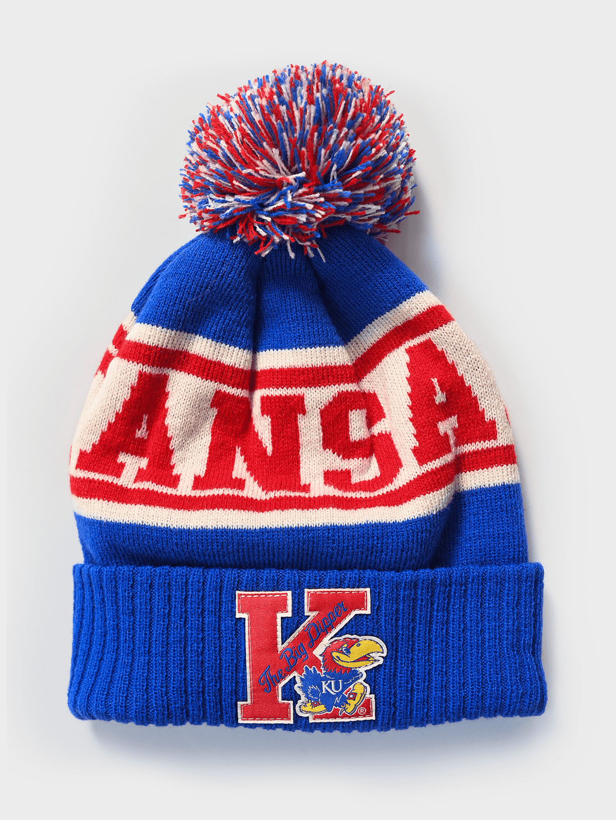 KU - Wilt Chamberlain Blue Pom Pom Beanie - Roots of Fight Canada