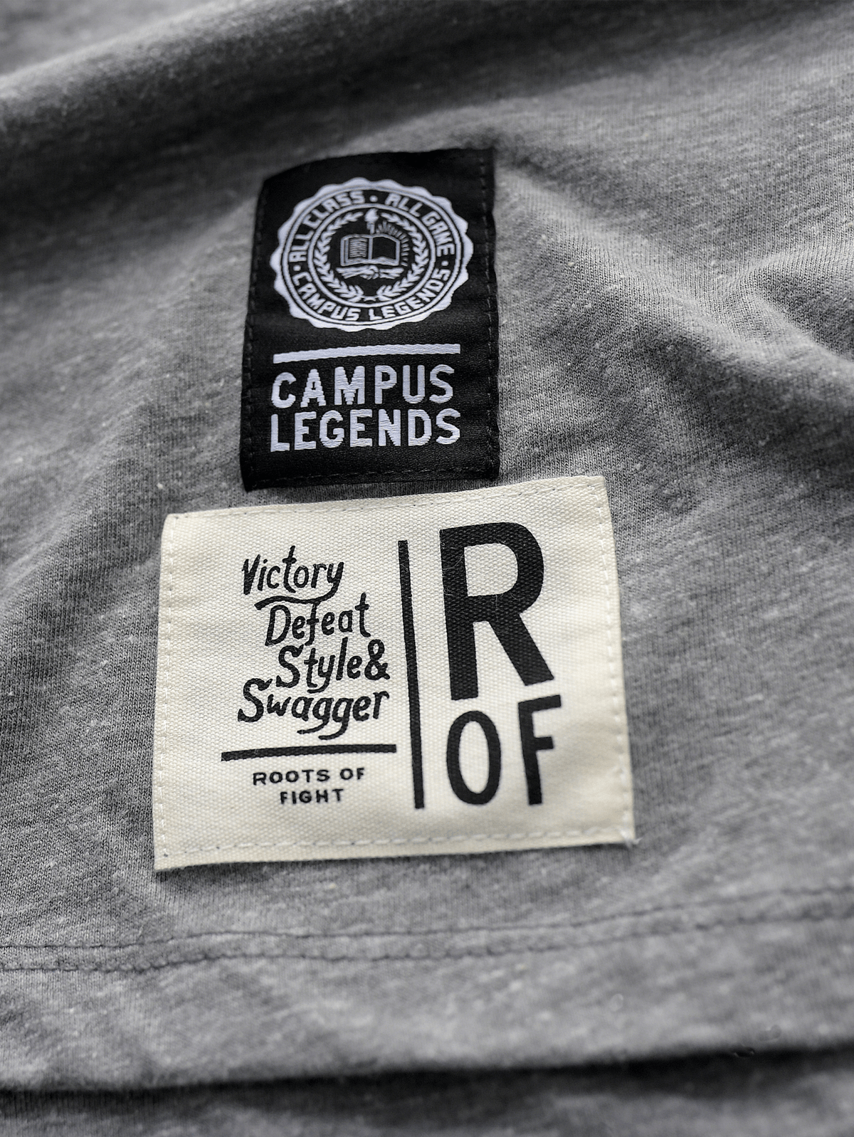 KU - Wilt Jayhawks Basketball Grey Triblend Tee - Roots of Fight Canada