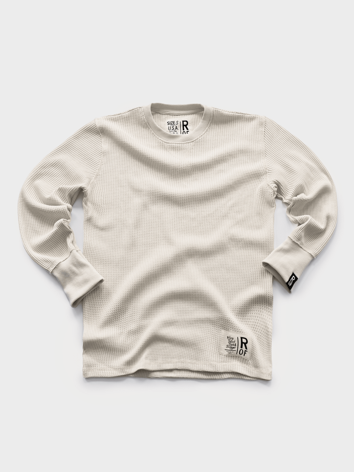 Long Sleeve Vintage Ivory Thermal - Roots of Fight Canada