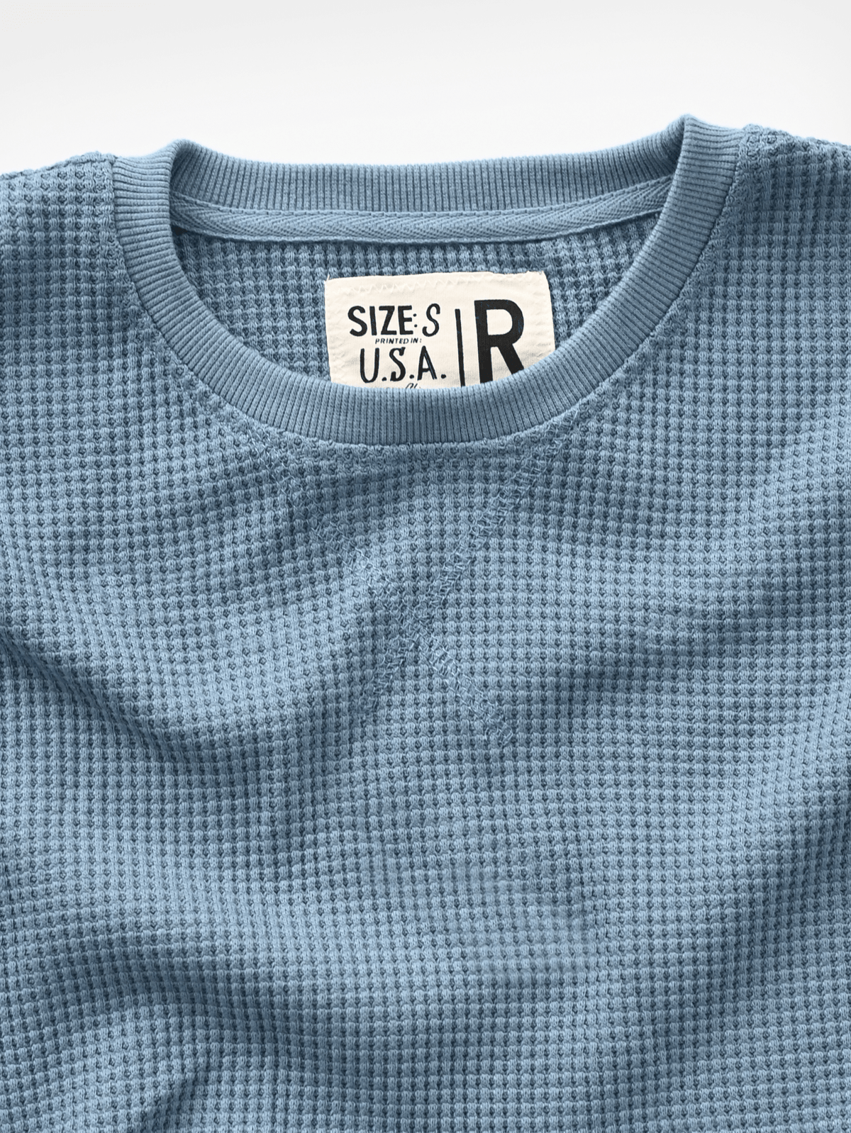 Long Sleeve Vintage Slate Blue Thermal - Roots of Fight Canada