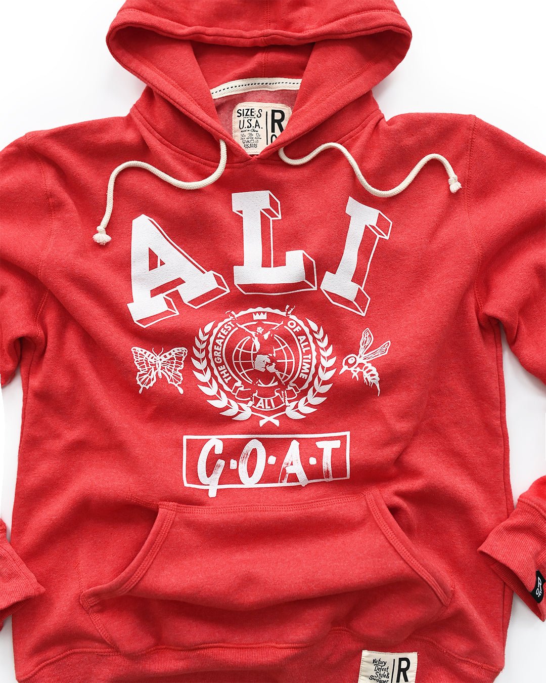 M. Ali Boxing GOAT Red PO Hoody - Roots of Fight Canada