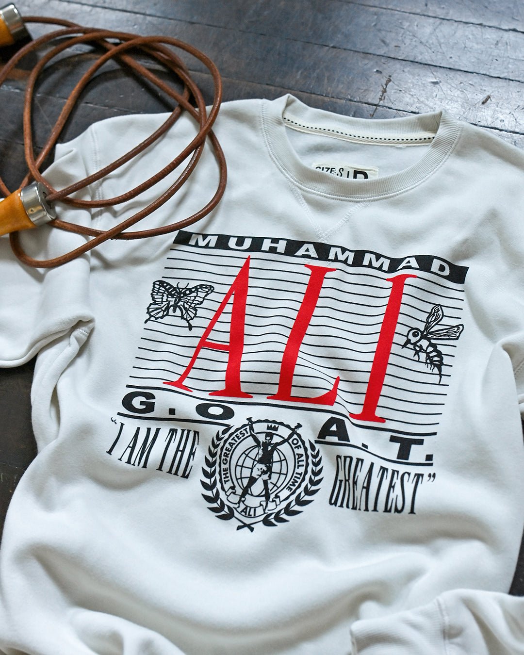 M. Ali GOAT White Sweatshirt - Roots of Fight Canada