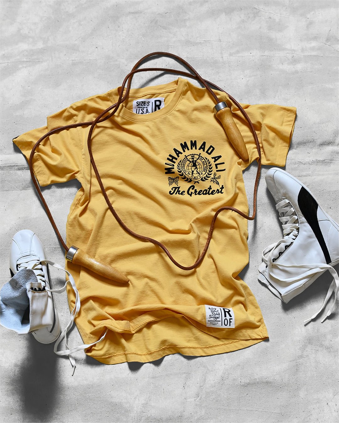 M. Ali The Greatest Gold Tee - Roots of Fight Canada