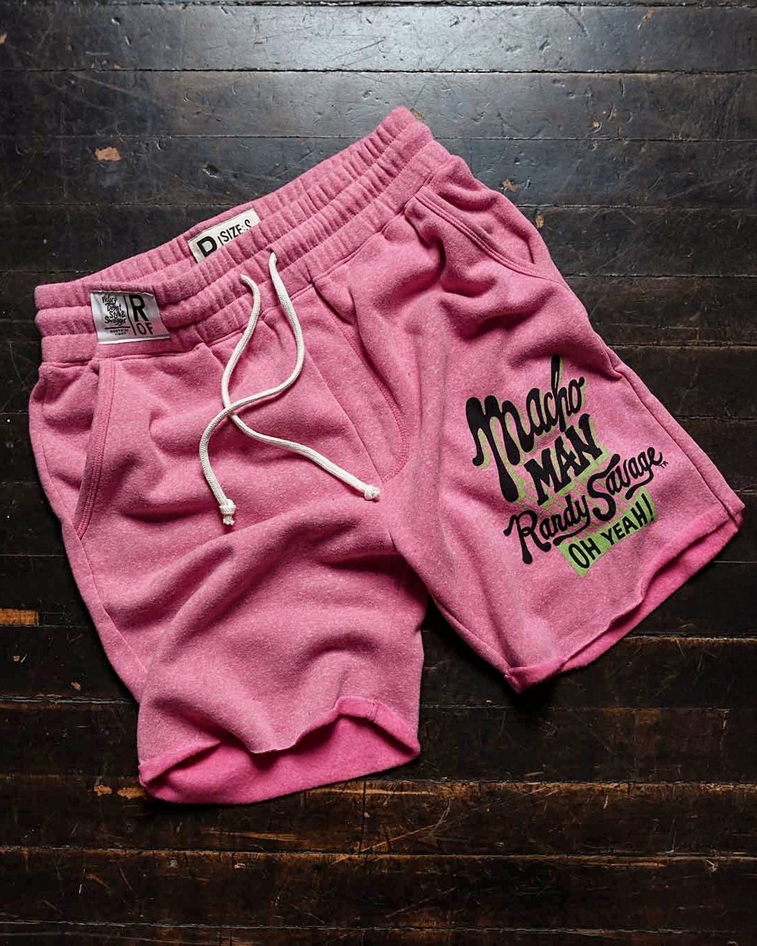 Macho Man Randy Savage Pink Shorts - Roots of Fight Canada