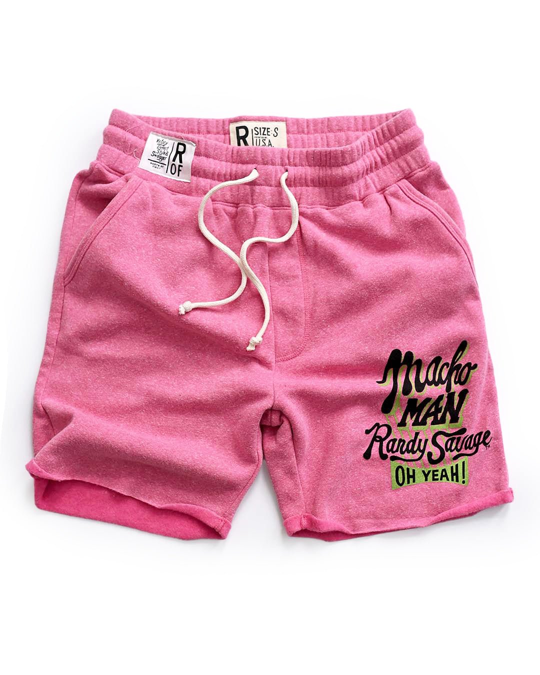 Macho Man Randy Savage Pink Shorts - Roots of Fight Canada