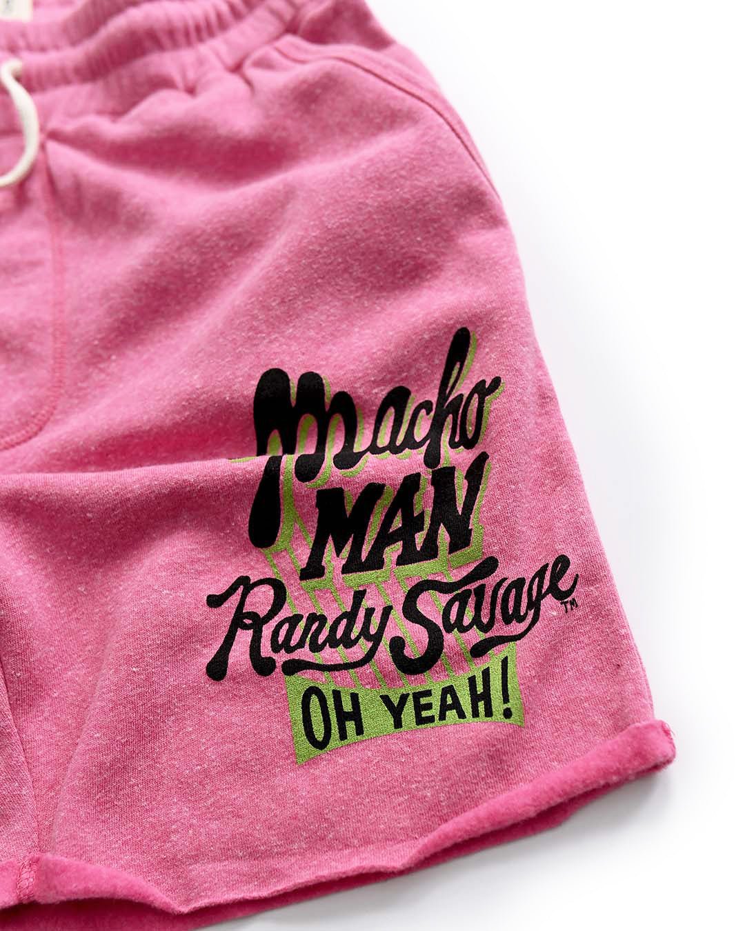 Macho Man Randy Savage Pink Shorts - Roots of Fight Canada