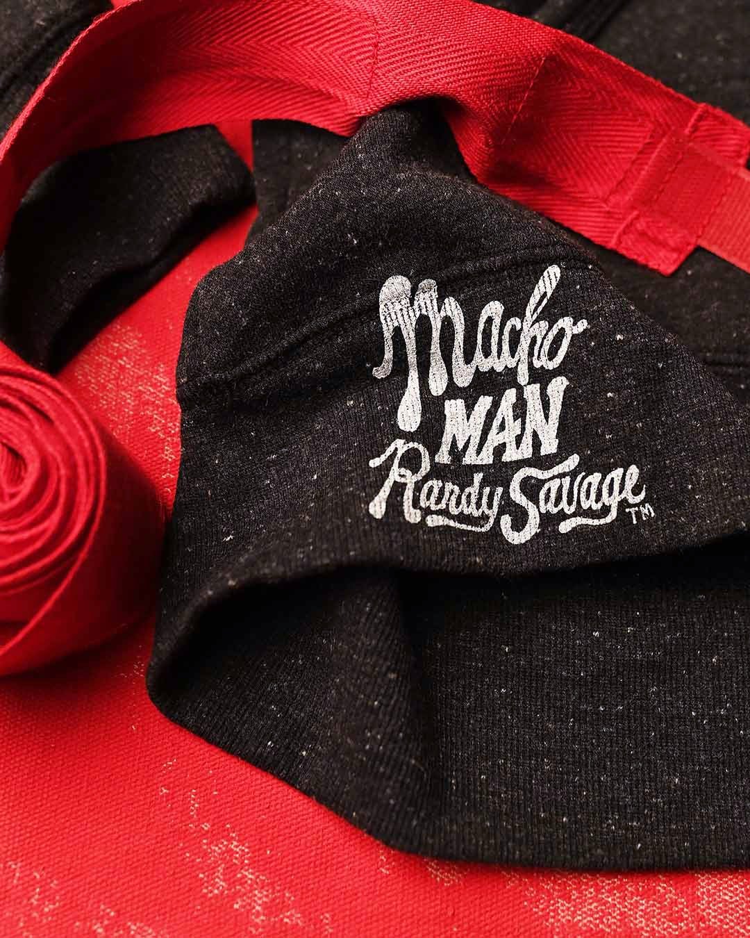 Macho Man 'Savage' Black PO Hoody - Roots of Fight Canada