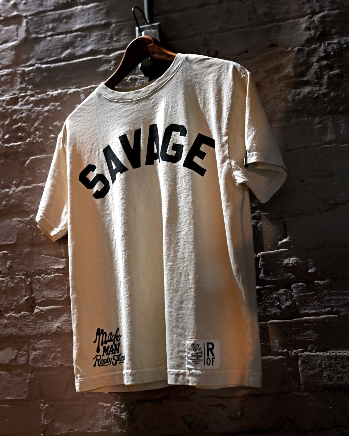 Macho Man Savage Crème Women&#39;s Tee - Roots of Fight Canada