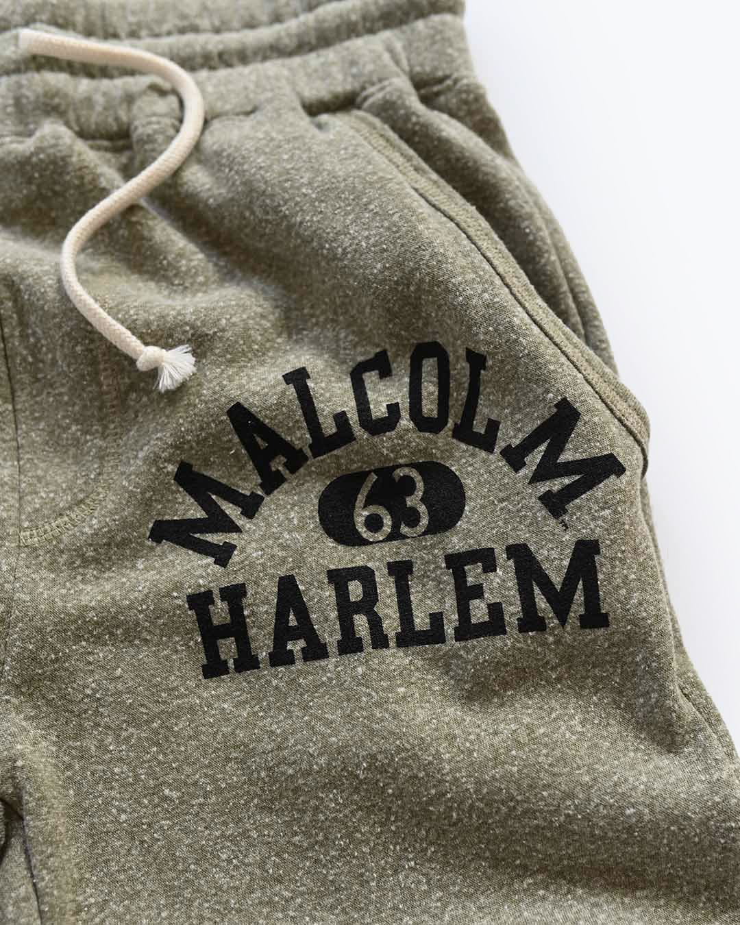 Malcolm X Harlem Olive Sweatpants - Roots of Fight Canada
