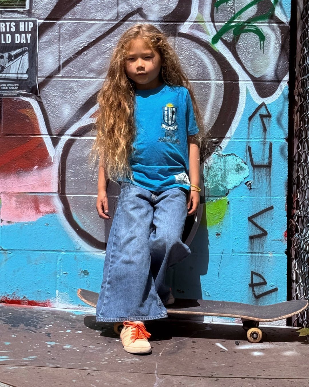 Maradona 10 Blue Kid&#39;s Tee - Roots of Fight Canada