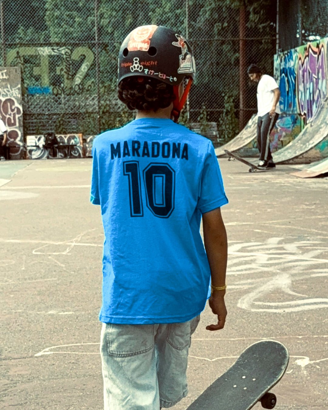 Maradona 10 Blue Kid&#39;s Tee - Roots of Fight Canada