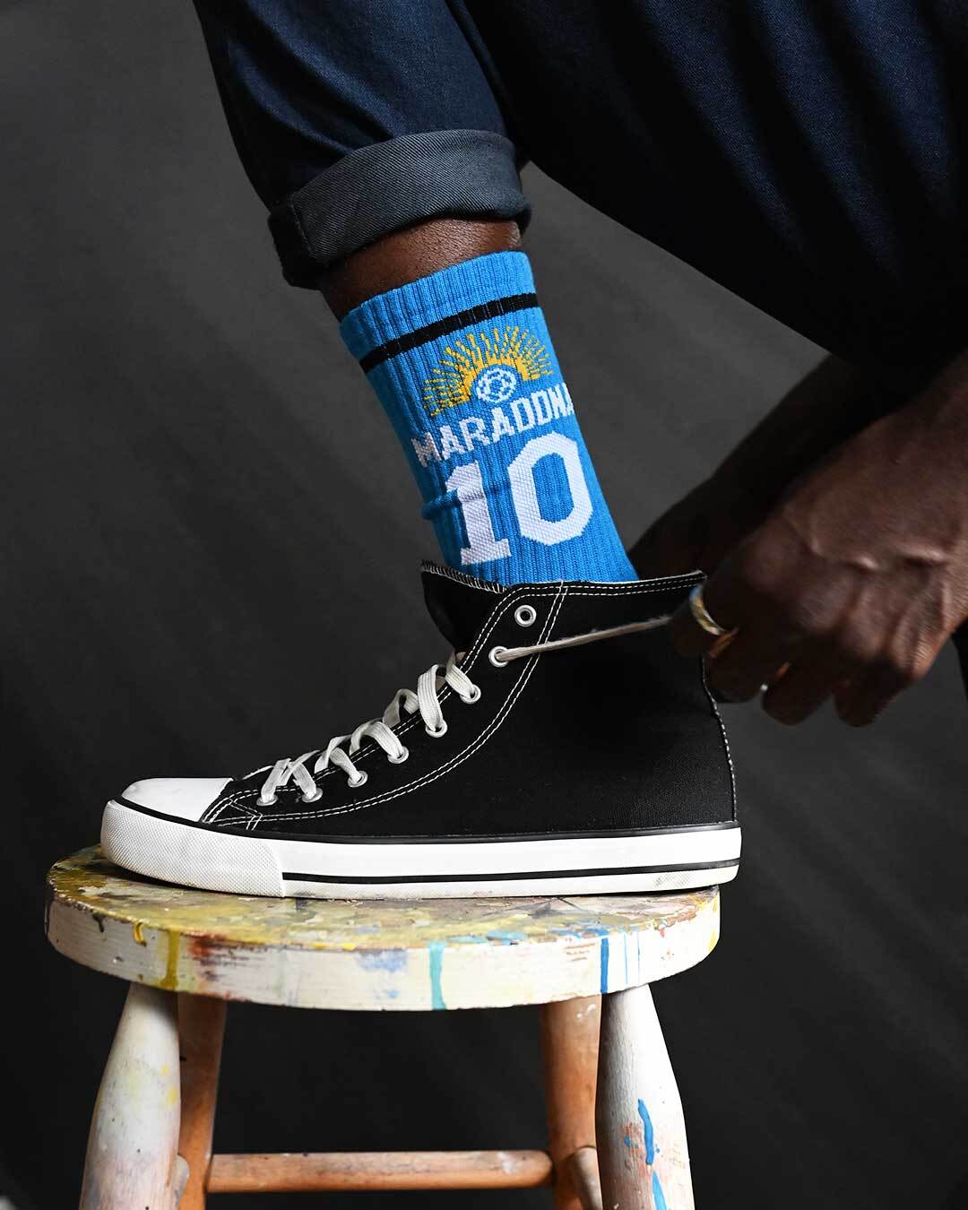 Maradona #10 Blue Socks - Roots of Fight Canada